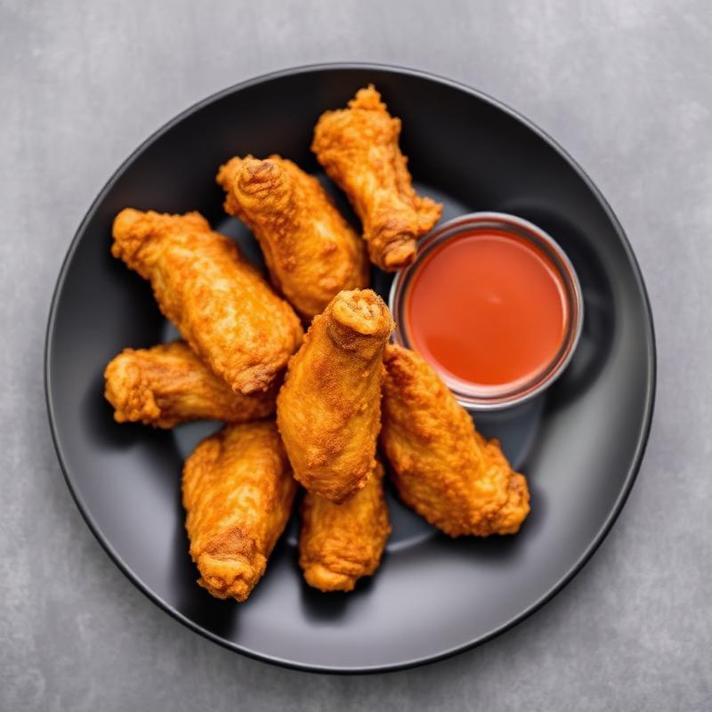Crispy chicken wings