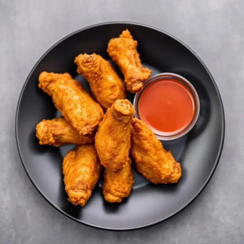 Crispy chicken wings
